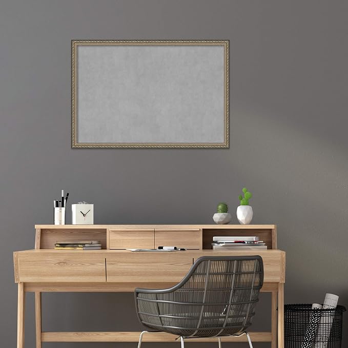 Amanti Art Silver Framed Magnetic Board 26x38 Large Vision Board - Image 6