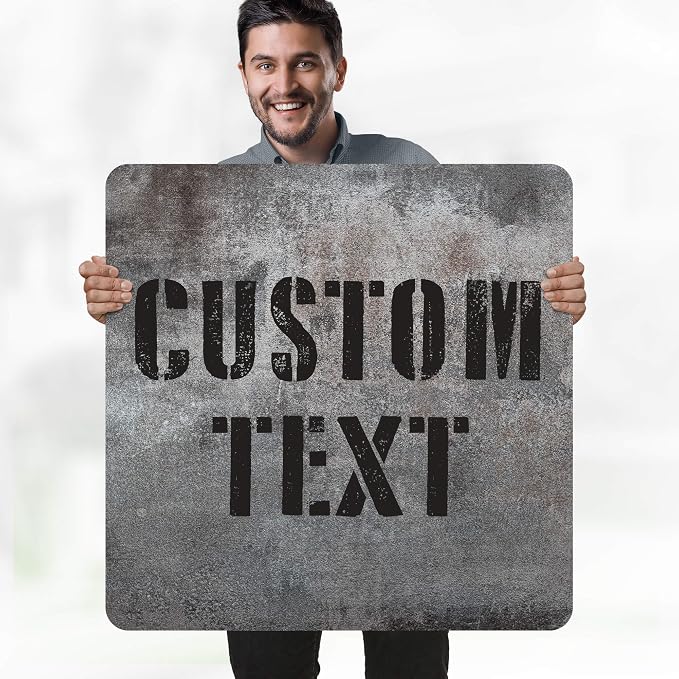 Custom Sign, Custom Street Sign, 11 Font Colors, 13 Font Styles, 4 Hole Options - Image 2