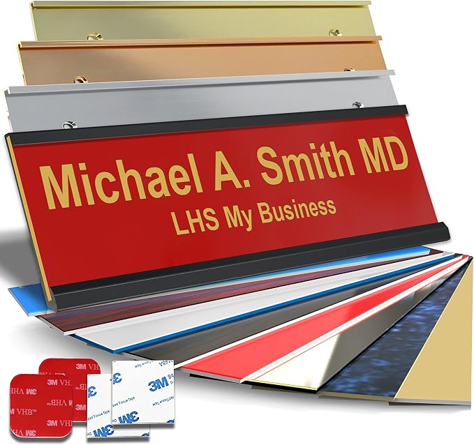 Personalized Name Plate with Choice of Mounting by LHS+My+Business
