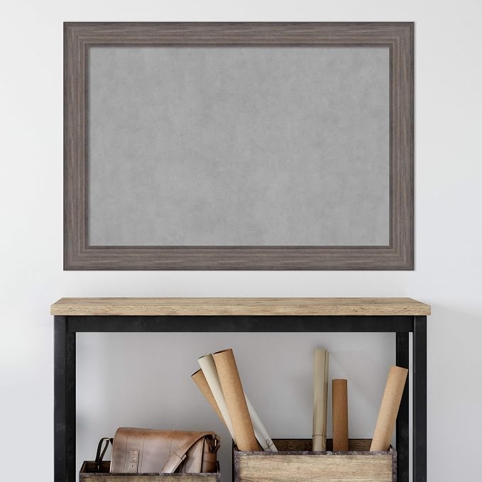 Amanti Art Grey Framed Magnetic Board 29x41 Large Vision Board - Image 6