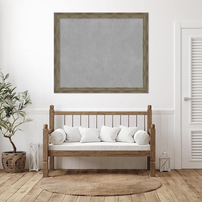 Amanti Art Grey Framed Magnetic Board 46x54 Oversize Vision Board - Image 6