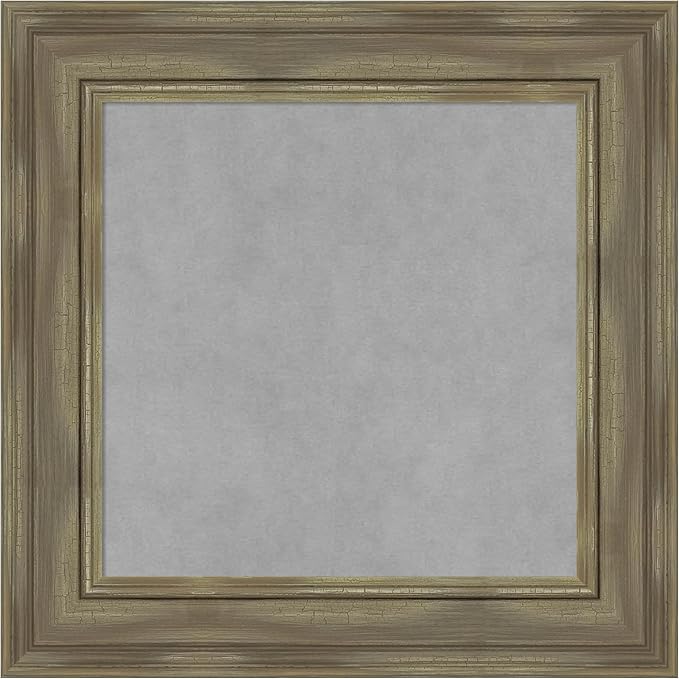 Amanti Art Grey Framed Magnetic Board 22x22 Small Vision Board by AmantiArt