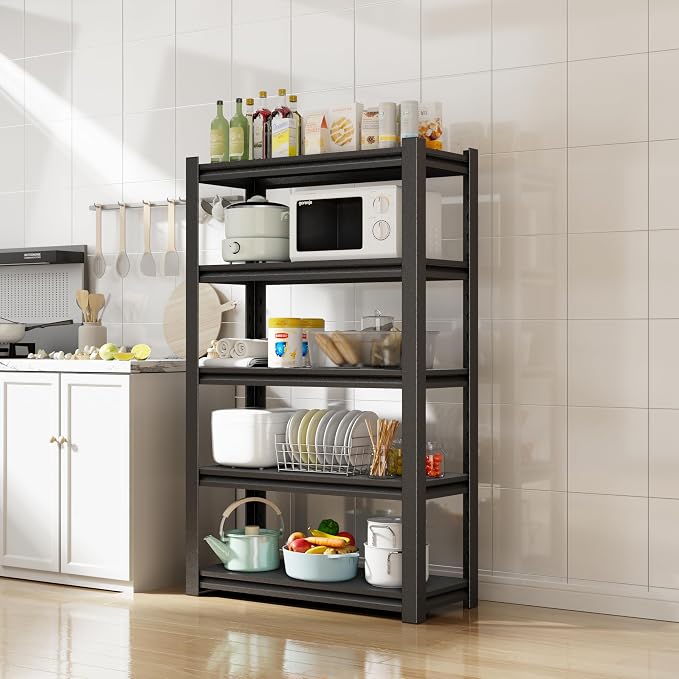 CBCNWR 63''H Garage Storage Shelves, 1800LBS Steel Heavy Duty Storage Shelves by CBCNWR