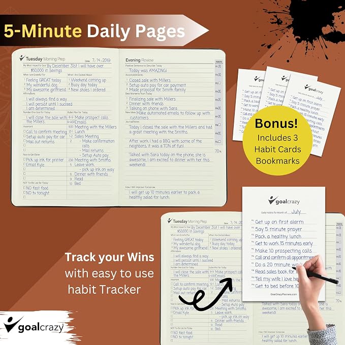 Undated Daily Planner to Achieve Your Goals 2025-2026 - Image 6