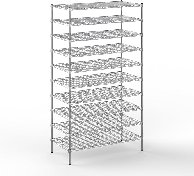 Regal Altair 24" Deep x 48" Wide x 86" Height Wire Shelving Kit | 10-Tier | NSF by Regal+Altair