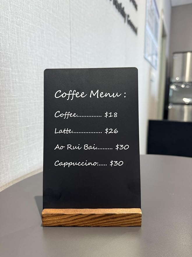 NEWNEWSHOW 8.7x12 Inch Double Sided Chalkboard Signs, Erasable Message - Image 3
