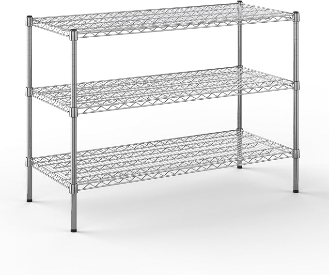 Regal Altair 21" Deep x 48" Wide x 34" Height Wire Shelving Kit | 3-Tier | NSF by Regal+Altair