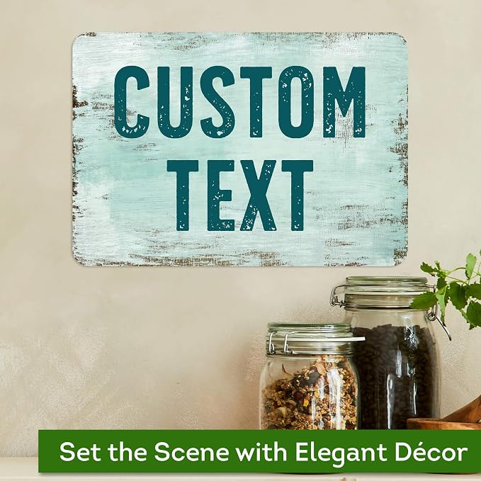 Custom Sign, Custom Street Sign, 11 Font Colors, 13 Font Styles, 4 Hole Options - Image 4