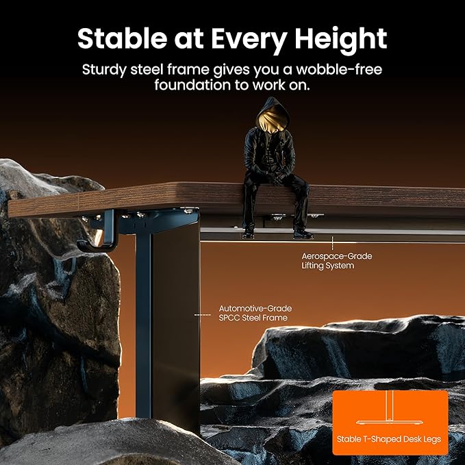 ErGear Height Adjustable Electric Standing Desk, 31.5 x 18.9 Inches Sit Stand - Image 5