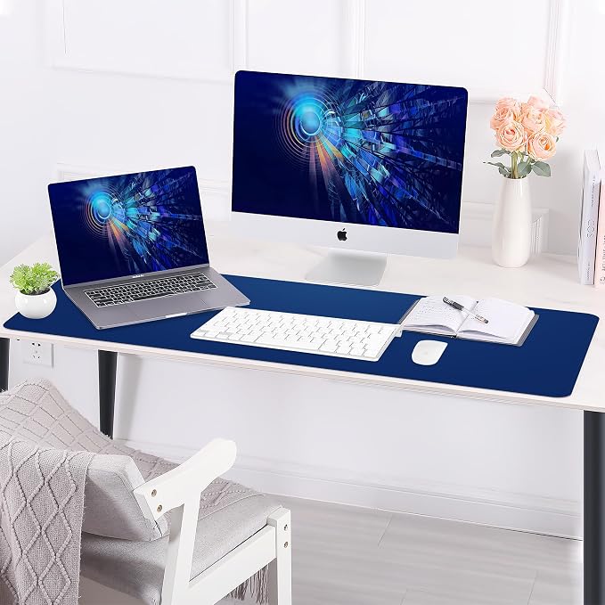 Leather Desk pad Protector, Large Desk mat - Image 6
