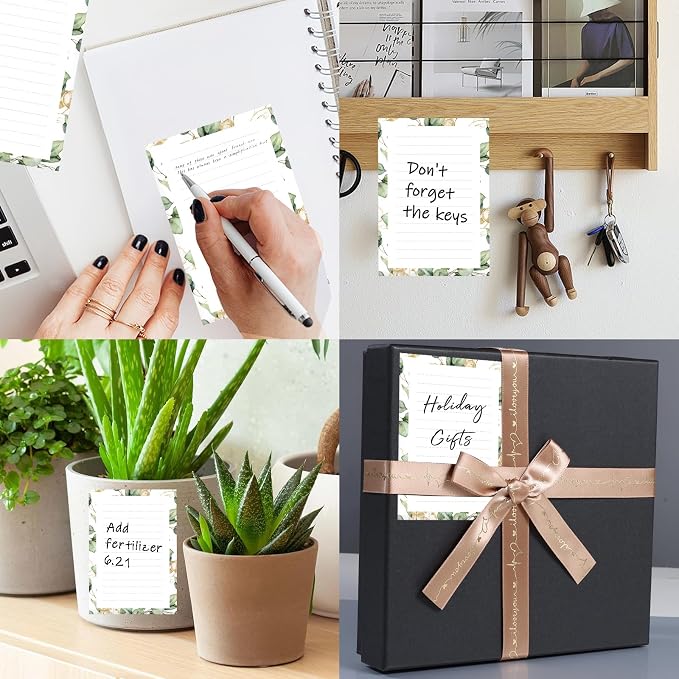 SXboxing Sticky Notes 4X6 Inches, 2 Pack Large Cute Self-Stick Pads, Bright - Image 2