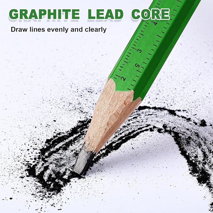 Honoson 200 Pcs Flat Construction Pencils - Image 5