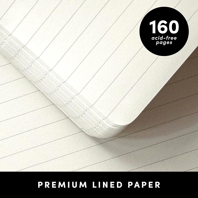 PAPERAGE Graph Paper Spiral Notebook & Journal, 160 Pages, Medium 5.5 inches x - Image 4