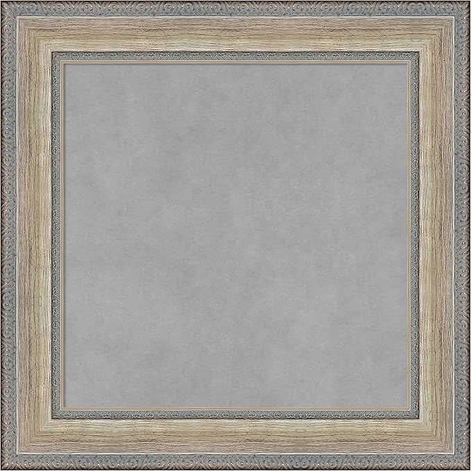 Amanti Art Silver Framed Magnetic Board 21x21 Small Vision Board by AmantiArt