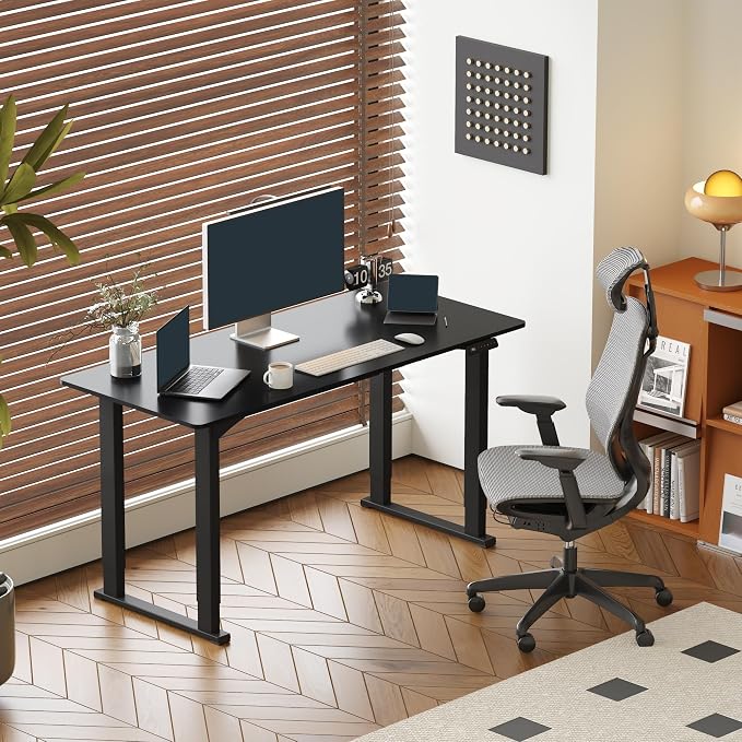 SANODESK 4-Leg Standing Desk, Electric Height Adjustable Desk - Image 4