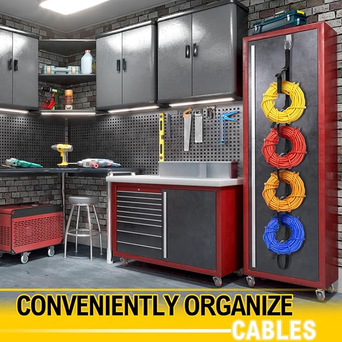 Wowangce 2 Pcs Extension Cord Organizers and Storage Garage Extension Cord - Image 5
