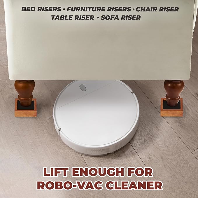 Bed Risers, Furniture Risers Can be Adjusted to 2'' 3''or 4'', Lifts Furniture - Image 7