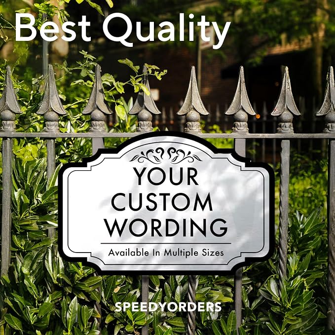 Custom Decorative Aluminum Signs - Image 7