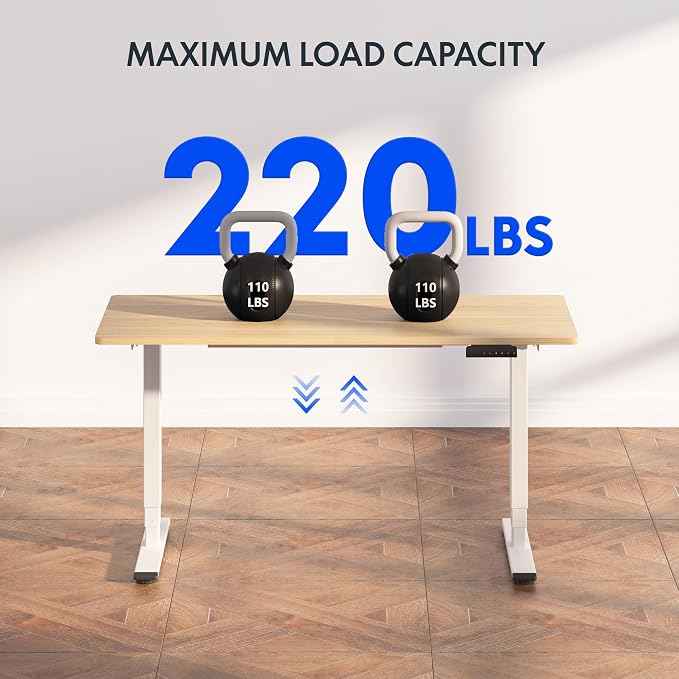 FLEXISPOT E6 3-Stage Dual Motor Electric Standing Desk 55 x 28 Sit Stand Up Desk - Image 9