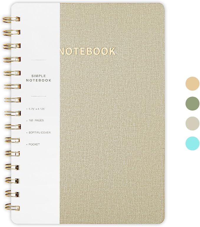 Spiral Notebook-5.75" x 8.125" College Ruled Journal by Oneirom