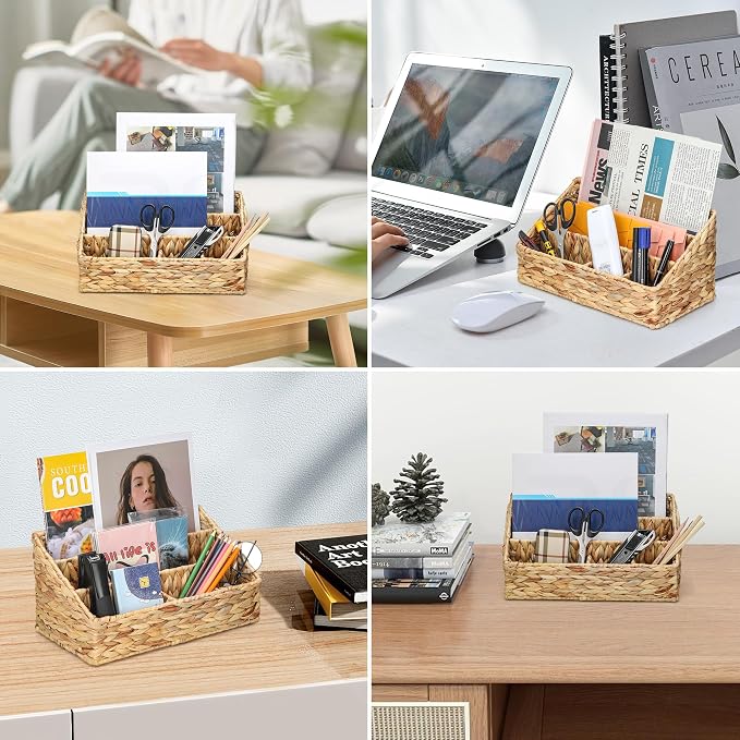 Boershun Desk Organizer – Countertop Mail Organizer, Magazine Holder, Boho - Image 8