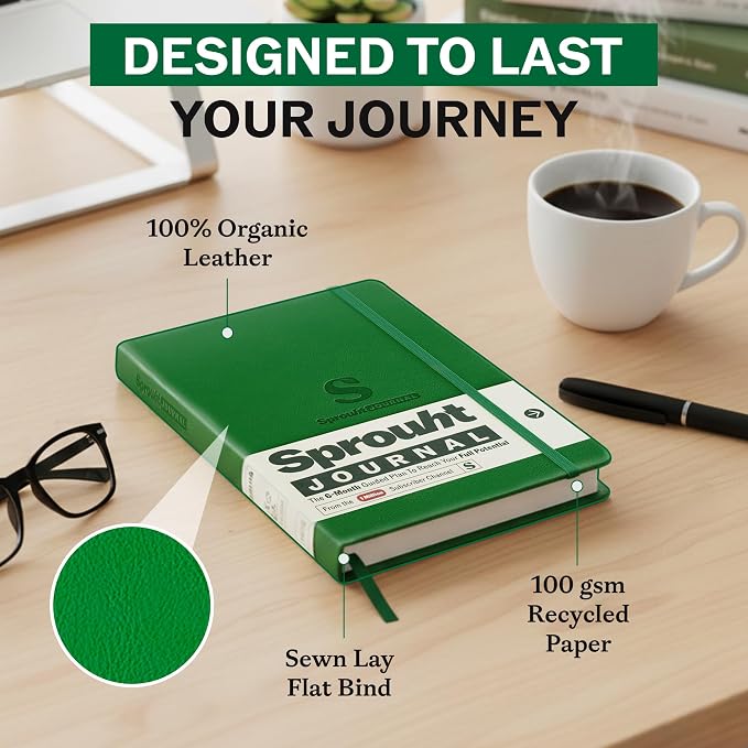 Sprouht Guided Journal for Goal Setting | 6-Month Life Planner - Image 8