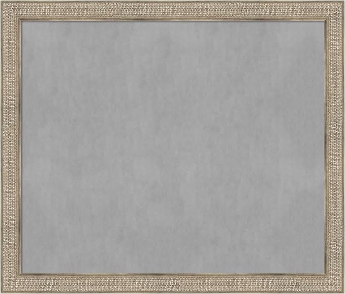 Amanti Art Silver Framed Magnetic Board 46x54 Oversize Vision Board by AmantiArt