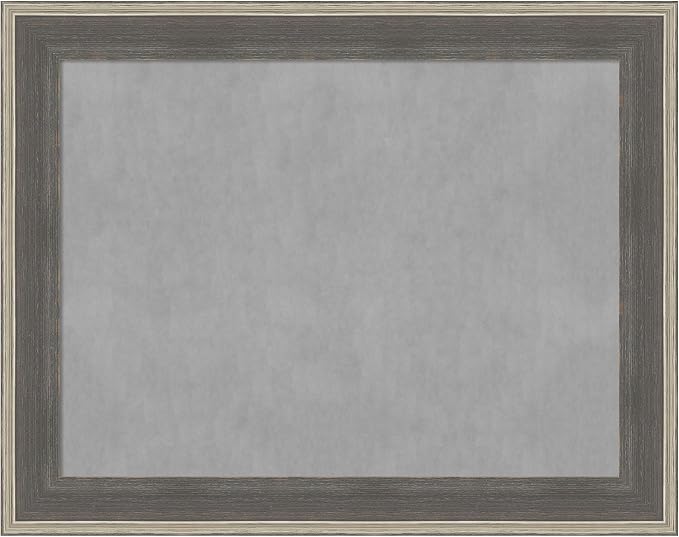 Amanti Art Grey Framed Magnetic Board 23x29 Medium Vision Board by AmantiArt
