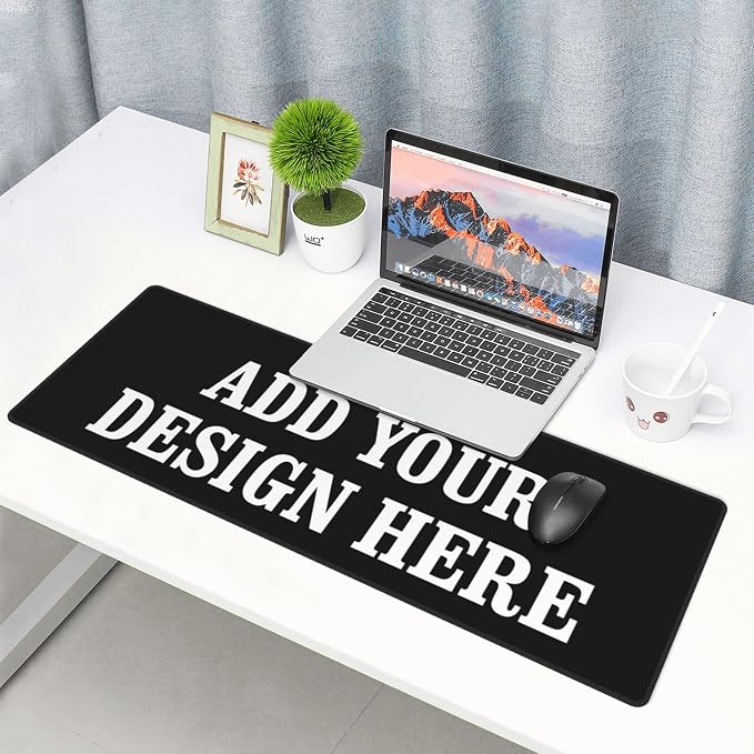 OHORTEB Custom Mouse Pad with Photo, Personalized Image Text Laptop Desk Mat - Image 7
