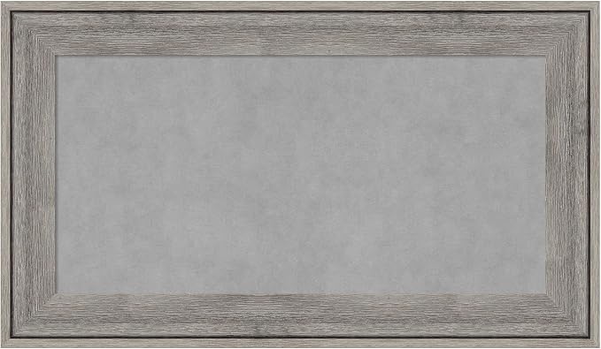 Amanti Art Grey Framed Magnetic Board 17x29 Small Vision Board by AmantiArt