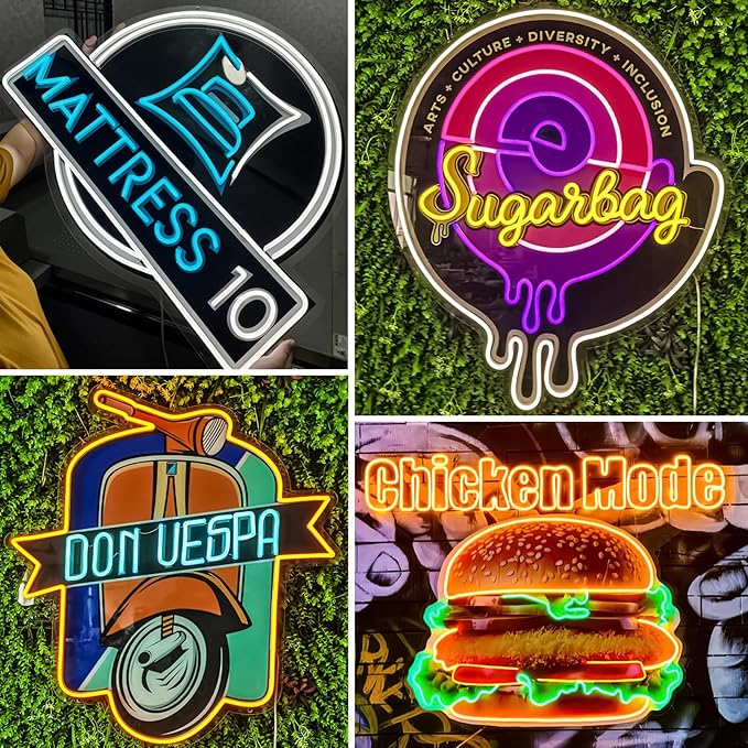 CIONAOR Custom Neon Sign, Custom LED Neon Sign Customizable - Image 7