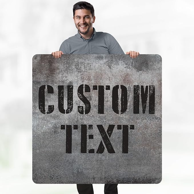 Custom Sign, Custom Street Sign, 11 Font Colors, 13 Font Styles, 4 Hole Options - Image 2