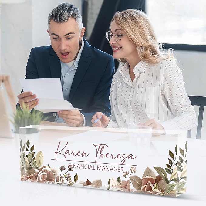 Custom Office Name Plate, Personalized Gifts - Image 5