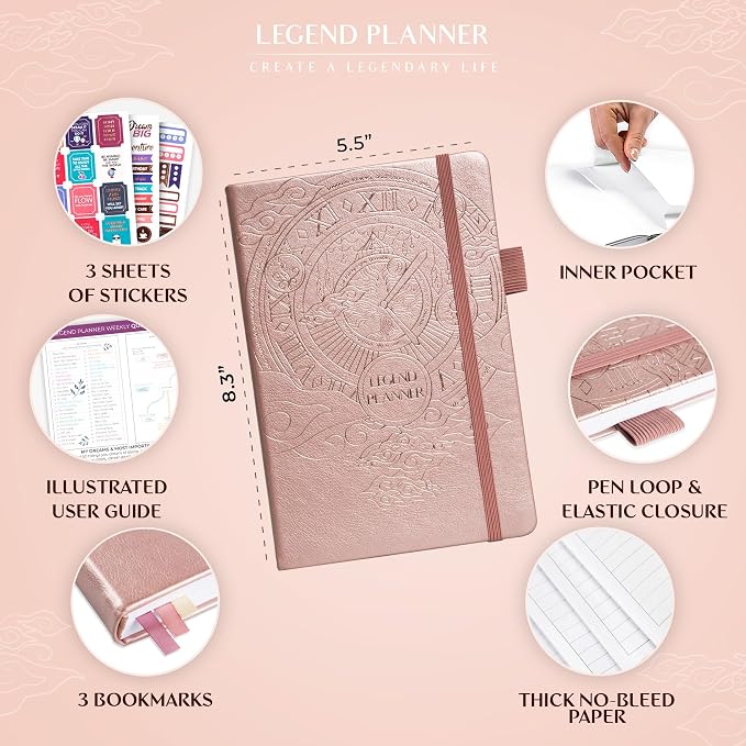 Legend Planner – Weekly & Monthly Life Planner to Hit Your Goals & Live - Image 2