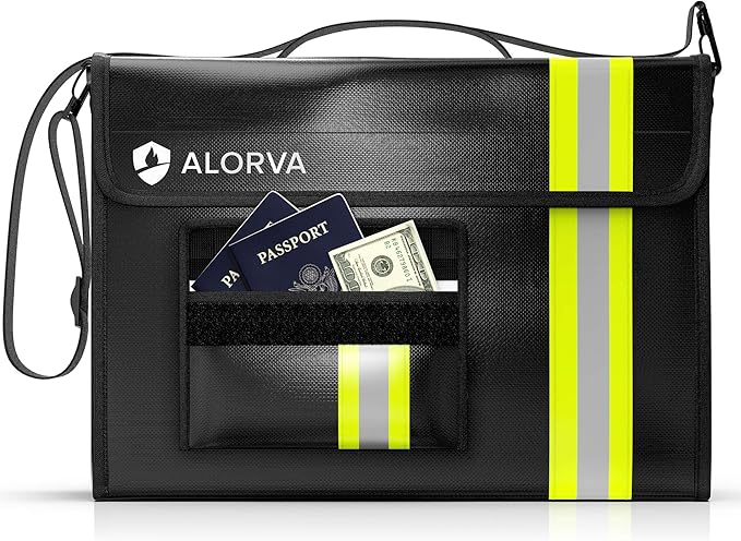 Upgraded Fireproof & Waterproof Document Bag – Lockable 17”x 12”x 5” - Image 7