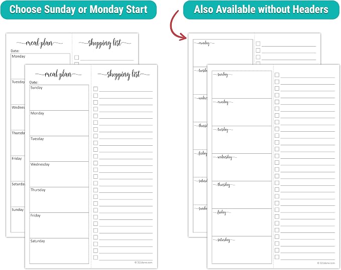 321Done Meal Planning Notepad - Image 4