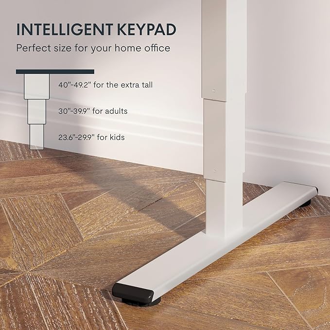 FLEXISPOT E6 3-Stage Dual Motor Electric Standing Desk 48 x 30 Sit Stand Up Desk - Image 6