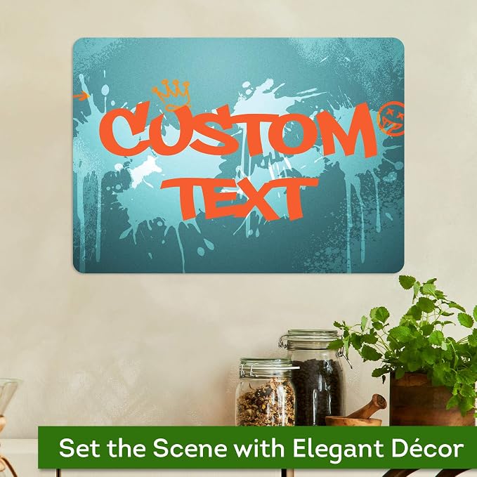 Custom Sign, Custom Street Sign, 11 Font Colors, 13 Font Styles, 4 Hole Options - Image 4