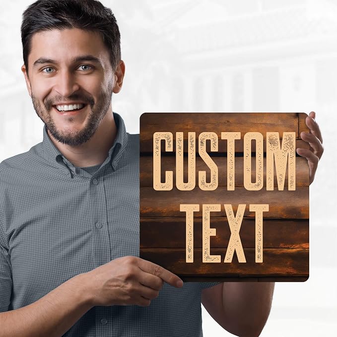 Custom Sign, Custom Street Sign, 11 Font Colors, 13 Font Styles, 4 Hole Options - Image 2