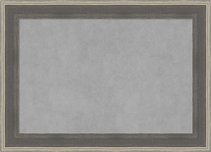 Amanti Art Grey Framed Magnetic Board 21x29 Medium Vision Board by AmantiArt