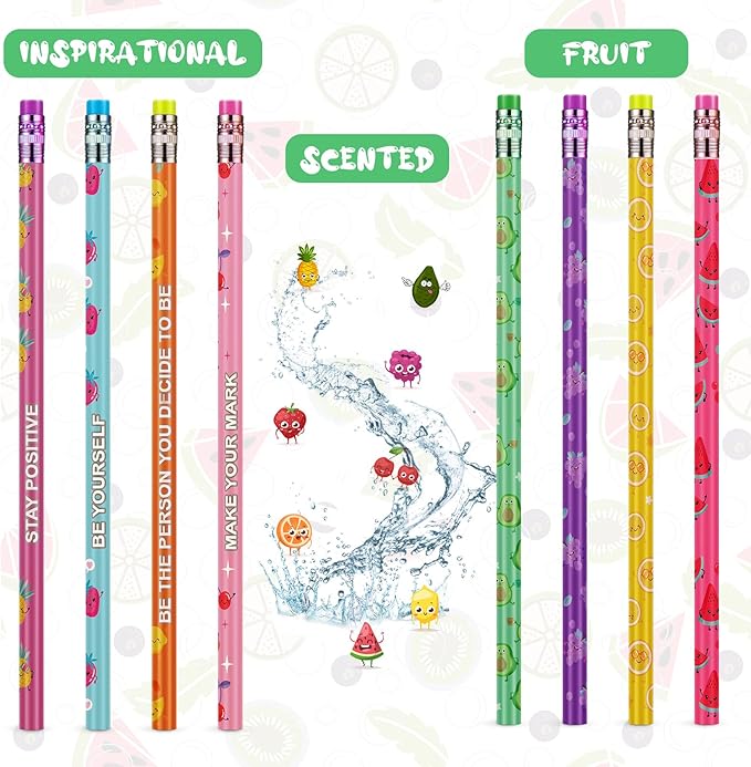 Leinuosen 100 Pcs Scented Pencils Bulk - Image 3