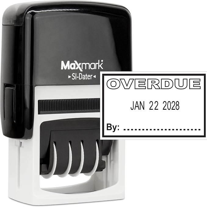 MaxMark Office Self Inking Date Stamp by Maxmark