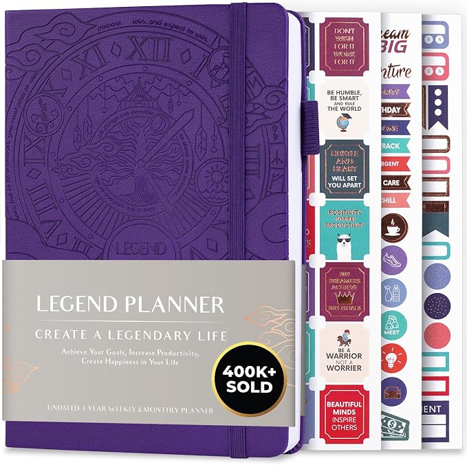Legend Planner – Weekly & Monthly Life Planner to Hit Your Goals & Live by LegendPlanner
