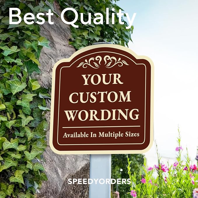 Custom Decorative Outdoor Metal Sign - Image 8