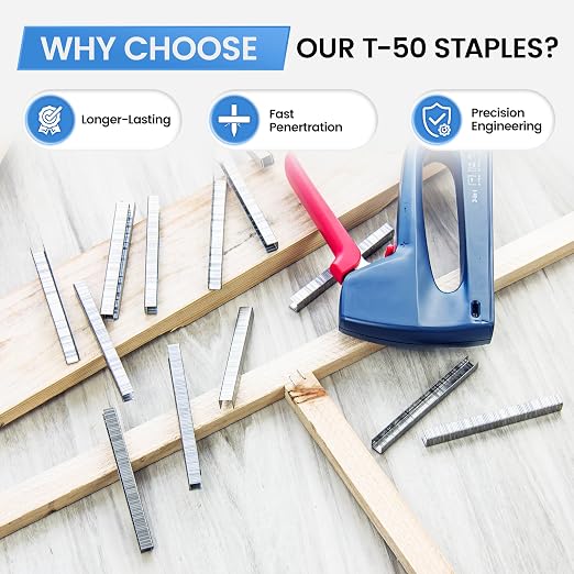 meite T-50 Stainless Steel Staples Marine, 9/16 Inch Heavy Duty Staples - Image 7