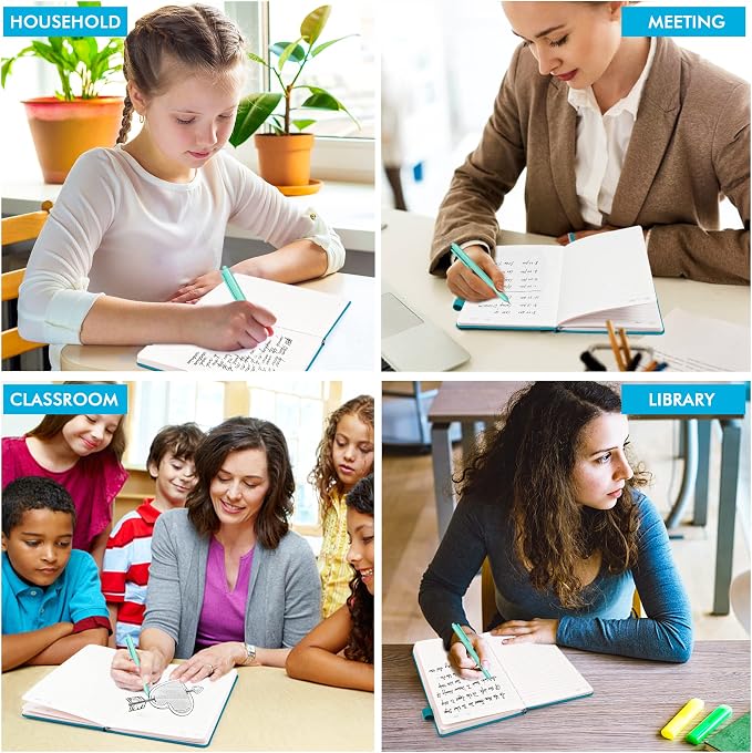 feela 12 Pack Notebooks Journals Bulk, Hardcover Notebook Classic Ruled Journal - Image 5