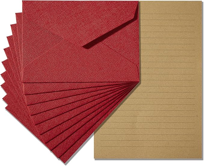 Tuhangcc Stationery Writing Paper and Envelopes Set by Tuhangcc
