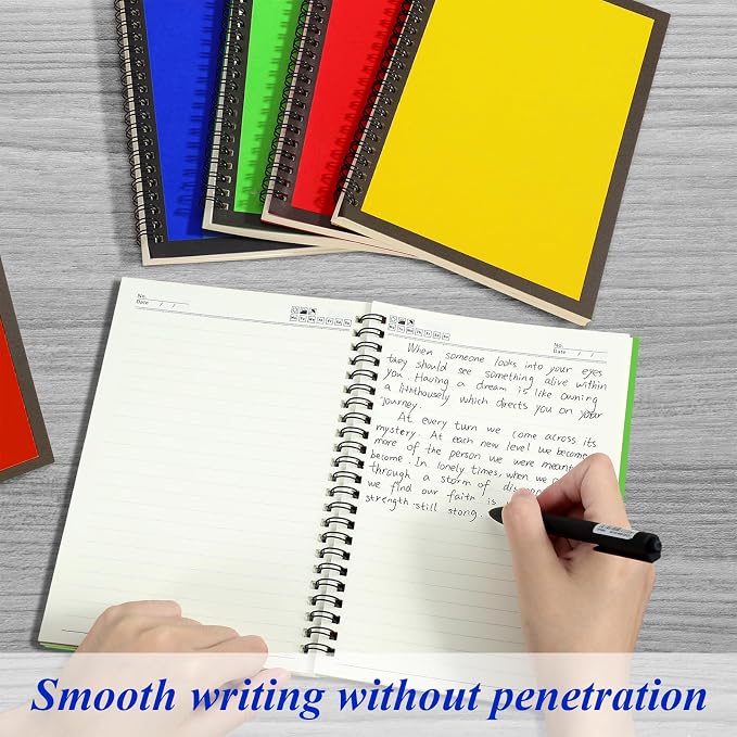Leelosp 12 Pack Small Spiral Notebook A5 Lined College Ruled Spiral Journal - Image 4