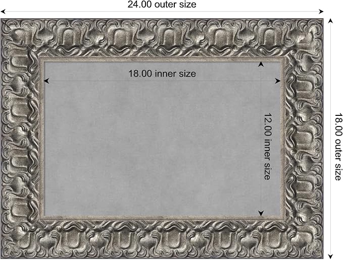 Amanti Art Silver Framed Magnetic Board 18x24 Small Vision Board - Image 4