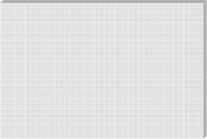 Fuyoooo 25 Sheet Graph Paper Pad 24" x 36" Large Graph 1" and 1/5" Ruled Grid by Fuyoooo